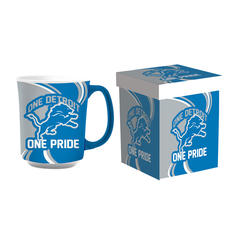 Detroit Lions, 14oz Ceramic Cup of Awesome with Matching Box