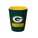 Green Bay Packers 4-Piece Ceramic and Glass 2oz. Cup Set