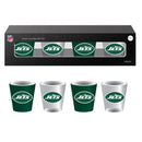 4-Piece Ceramic and Glass 2oz. Cup Set, New York Jets