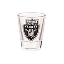 Las Vegas Raiders 4-Piece Ceramic and Glass 2oz. Cup Set