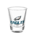 Philadelphia Eagles 4-Piece Ceramic and Glass 2oz. Cup Set