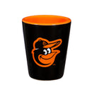 Baltimore Orioles 4-Piece Ceramic 2oz. Cup Set