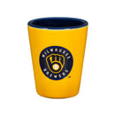 Milwaukee Brewers 4-Piece Ceramic 2oz. Cup Set