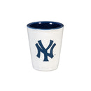 New York Yankees 4-Piece Ceramic 2oz. Cup Set