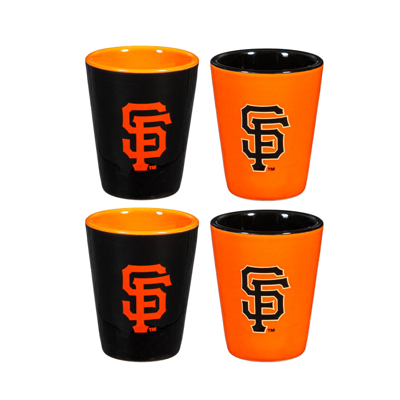 San Francisco Giants 4-Piece Ceramic 2oz. Cup Set