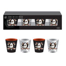 4-Piece Ceramic and Glass 2oz. Cup Set, Anaheim Ducks