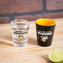 Pittsburgh Penguins 4-Piece Ceramic and Glass 2oz. Cup Set