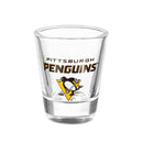 Pittsburgh Penguins 4-Piece Ceramic and Glass 2oz. Cup Set