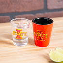 Iowa State University 4-Piece Ceramic and Glass 2oz. Cup Set