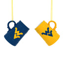 West Virginia University Ceramic Mini Stein, 3oz, set of 2