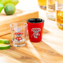 University of Wisconsin-Madison 4-Piece Ceramic and Glass 2oz. Cup Set