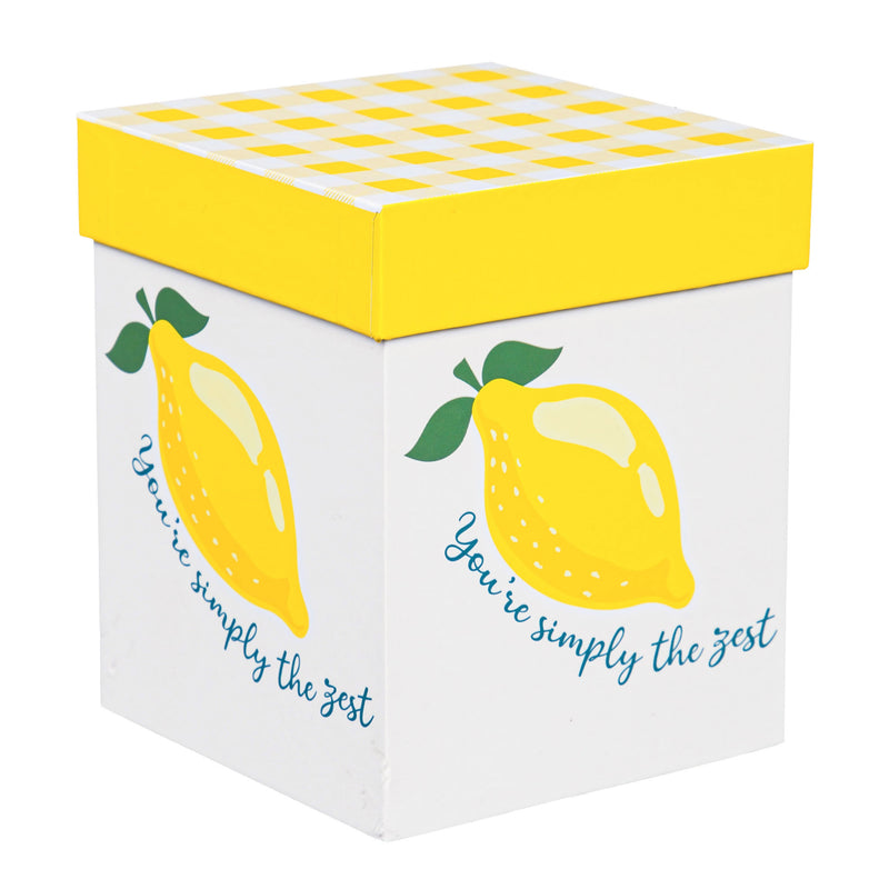 17 OZ Stemless Glass w/Box, You're simply the Zest