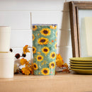 Grateful Gatherings Sunflower Double Wall Stainless Steel Tumbler, 20oz, Gift Box