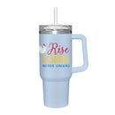 Rise & Shine Chicken Canyon Cup, Double Wall Stainless Steel w/ Straw, 40oz, Gift Box