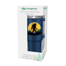 Bigfoot Canyon Cup, Double Wall Stainless Steel w/ Straw, 40oz, Gift Box