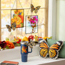 Mariposa Melody Monarch Canyon Cup, Double Wall Stainless Steel w/ Straw, 40oz, Gift Box