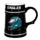 Philadelphia Eagles Ceramic Stein Cup, 24oz