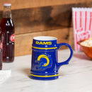 Los Angeles Rams Ceramic Stein Cup, 24oz