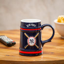 New York Yankees Ceramic Stein Cup, 24oz