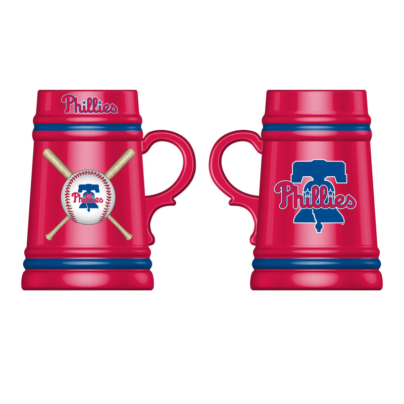 Philadelphia Phillies Ceramic Stein Cup, 24oz