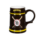 San Diego Padres Ceramic Stein Cup, 24oz