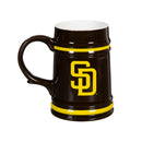San Diego Padres Ceramic Stein Cup, 24oz