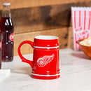 Detroit Red Wings Ceramic Stein Cup, 24oz