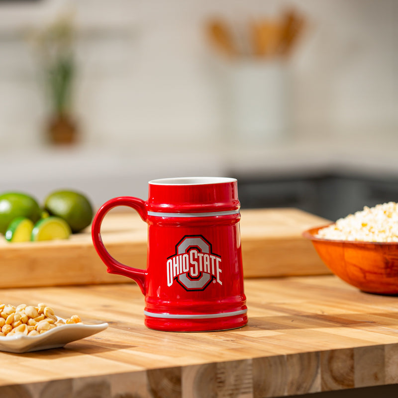 Ohio State University Ceramic Stein Cup, 24oz