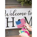 Interchangeable Wood Sign, "Welcome To Our Home"