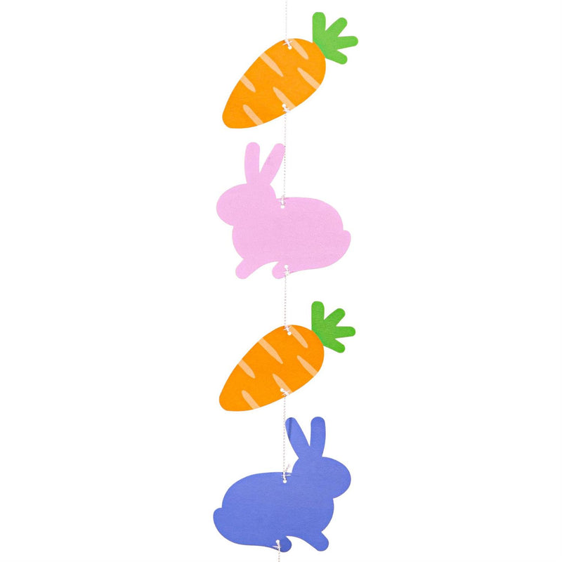Happy Easter Bunny and Carrot Hanging Tree Décor