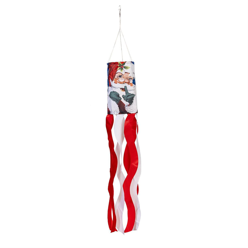 Traditional Santa Portrait Sublimated Windsock