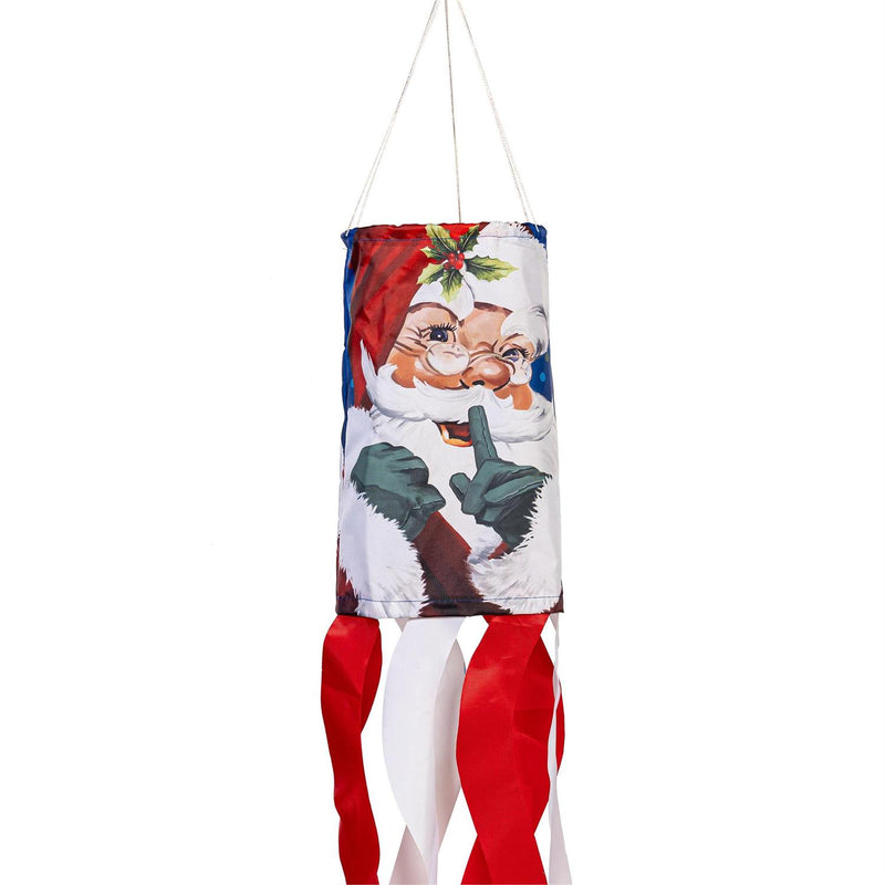 Traditional Santa Portrait Sublimated Windsock
