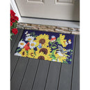 Sunflower Glory Embossed Floor Mat