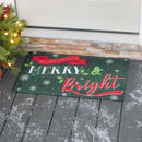 Merry & Bright Embossed Mat