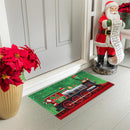 North Pole Express Embossed Mat