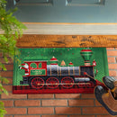 North Pole Express Embossed Mat