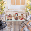 Gingerbread Train Embossed Mat