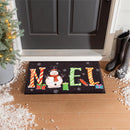 Noel Snowman Embossed Mat