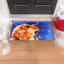 Winter Pup Embossed Mat