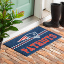 Embossed Mat, Cross Hatch, New England Patriots
