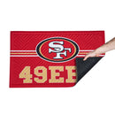 Embossed Mat, Cross Hatch, San Francisco 49ers