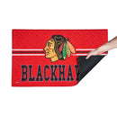 Embossed Mat, Cross Hatch, Chicago Blackhawks