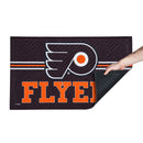Embossed Mat, Cross Hatch, Philadelphia Flyers