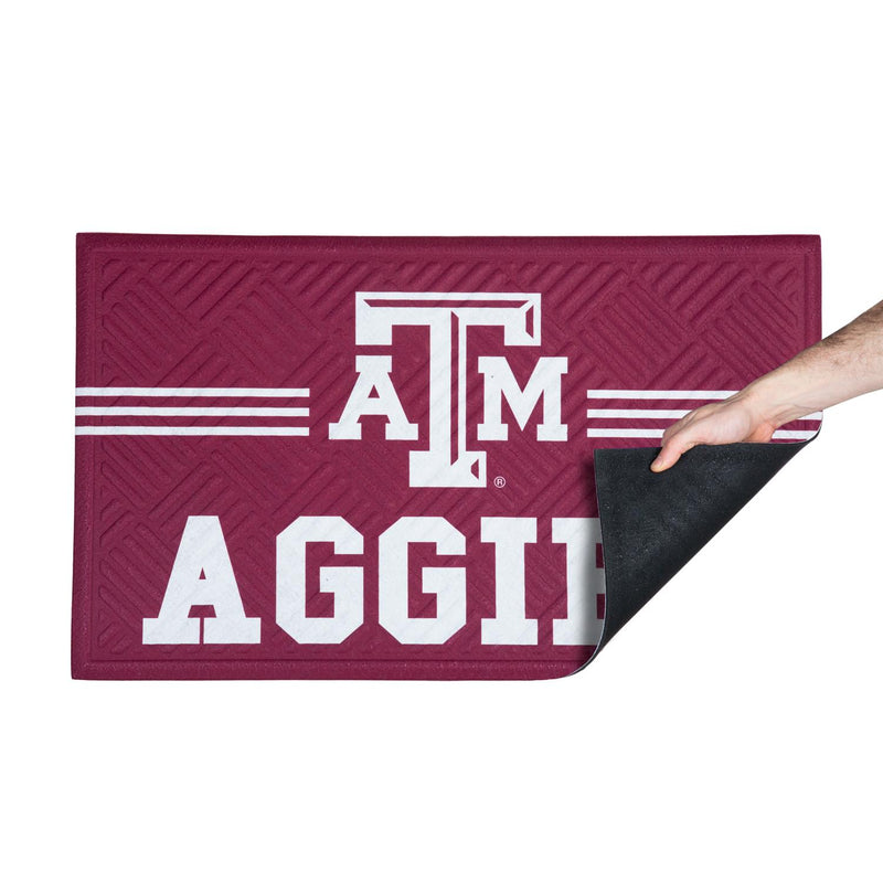 Embossed Mat, Cross Hatch, Texas A&M