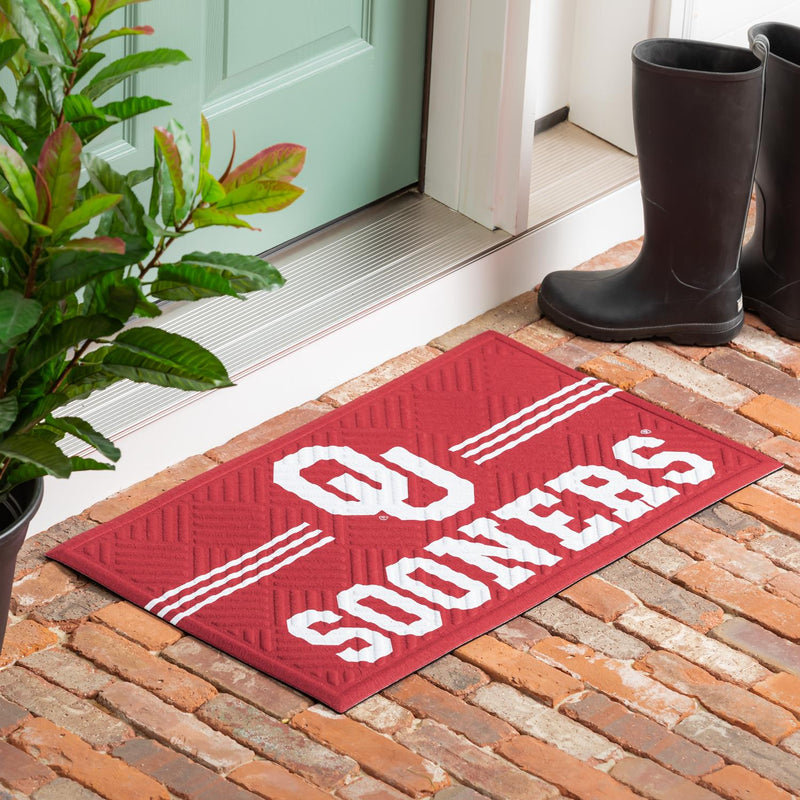 Embossed Mat, Cross Hatch, University of Oklahoma
