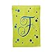 Flag, Polka Dot Initial Flag "F"
