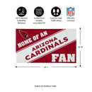Arizona Cardinals, PVC Mat COLOR, Home of a Fan