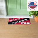 Atlanta Falcons, PVC Mat COLOR, Home of a Fan