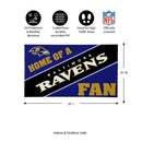 Baltimore Ravens, PVC Mat COLOR, Home of a Fan