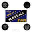 Baltimore Ravens, PVC Mat COLOR, Home of a Fan